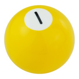 Temzzer Billiard Ball Gear Stick Shifter Head Resin Transmisson Shift Lever Knob for Most Manual Automotive Vehicles (Gold 1)