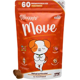 Waggys Move, Suplemento Articular con Glucosamina para Perros, 60 pzs