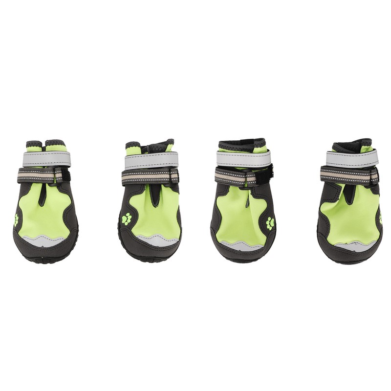 4Pcs Dog Booties Adjustable Slip Resistant Breathable Dog Boot with