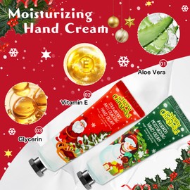 Hand Cream Set, Mini Hand Cream Set, 5 x 30 g Hand Cream Women, Hand Cream Set Christmas, Birthday, etc