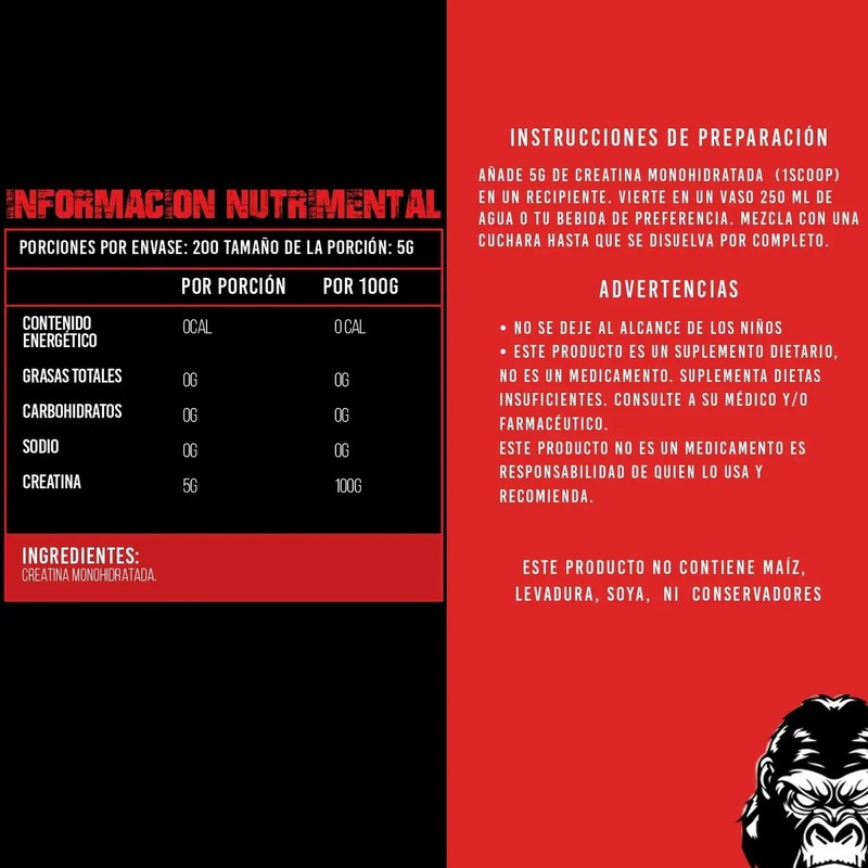 Creatina Monohidratada 1kg Strong Protein Varios Sabores