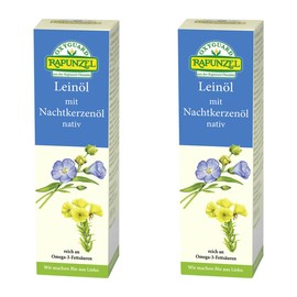 RAPUNZEL Linseed Oil with Evening Primrose Oil, Pack of 2 (2 x 100 g) - Organic