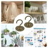 INCREWAY Wall Mount Ceiling Hooks, 2PCS Sturdy Hanging Chandelier Plate