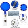 30 Pack Retractable Badge Reel, Colorful Badge Holder Retractable Clip,