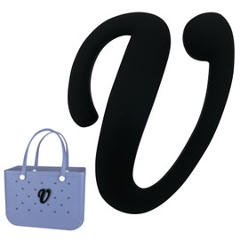 TOYORK - Dijes para bolsa de Bogg, accesorios decorativos para bolsa de Bogg, letras del alfabeto para playa, bolsa de playa de goma