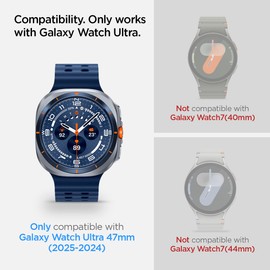 Spigen Tempered Glass Screen Protector [GlasTR EZ FIT] designed for Galaxy Watch Ultra (2025-2024) - 2 Pack