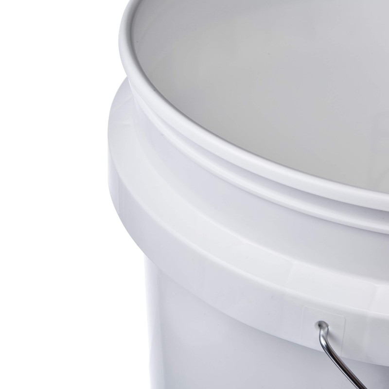 Hudson Exchange 5 Gallon Bucket with Bottom Grip Handle, HDPE,