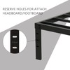 Wulanos Full Size Bed Frame 18 inch Tall, 3500lbs Heavy