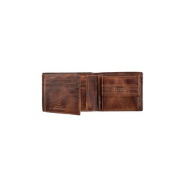 camel active, Melbourne Men's Wallet (Denim Size), Brown, 11,5 x 2 x 8,5, Purse (Denim Size)