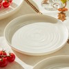 Sweese Dessert Plates, 7.8 Inch Porcelain Round Salad Plates Set