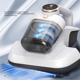 Mattress Vacuum Cleaner, Cordless Bed Vacuum Cleaner with 10Kpa Suction, 3 Gears Adjustment, LED Screen, Handheld Vacuum Cleaner Effectively Clean Up Bed, Pillows, Sofas, Carpets