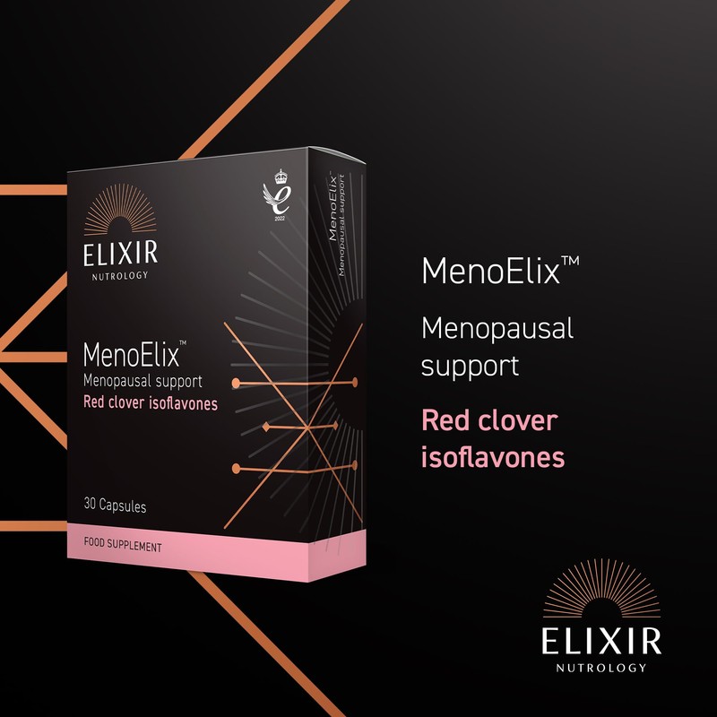 ELIXIR NUTROLOGY MenoElix™ 30 Capsules – Red Clover Extract with