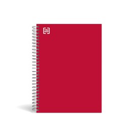 TRU RED TR58353M-CC 3-Subject Notebook, 5.88 x 9.5-Inch , College Ruled, 138 Sheets, Red
