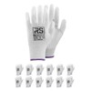 RS CONDUCTOR ESD Assembly Gloves/Size 11, 12 Pairs/White/Assembly Gloves/Work Gloves/Protective