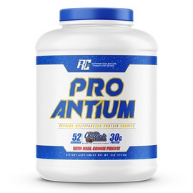Ronnie Coleman Signature Series Pro-Antium Whey Protein Powder with BCAA’s and EAA’s, Creatine for Recovery and Lean Muscle Support, 30g Protein Per Serving, Double Chocolate Cookie, 5 Lb