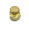 15mm Ending Cap Adaptor Brass Compression Fittings Connector Pipe Finishing