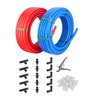 Pex-A Pipe/Fitting Combo: EFIELD 1/2-inch Pex-A Tubing 2 x100 ft