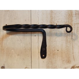 Wrought Iron Toilet Tissue Bar/Holder - Twisted Iron-Hand Made