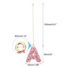 PATIKIL Bling Initial Letter Charm, Letter a Charm with Pink