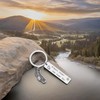 JJTZX Always Under the Same Sky US State Keychain Long