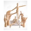 ZXZCTTC 2 Pack 7INCH Wood Hand Model Wooden Artist Drawing