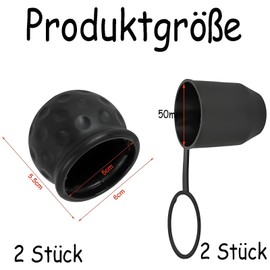 Towing Hitch Cover, Towing Hitch Cover, Cap Protective Cap, Easy Installation, Easily Removed, Protection for Most Vehicles (Black)