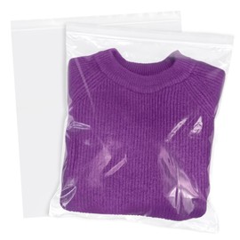 Yotelab 2 Gallon Plastic Zipper Storage Bags, 13x15 Inches Clear Reclosable Storage Bags 20Pieces