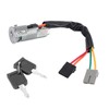 Metal Cylinder Switch with Keys Replacement Trafic Vivaro Primastar Silver