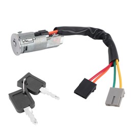 Metal Cylinder Switch with Keys Replacement Trafic Vivaro Primastar Silver