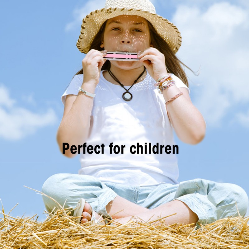 24 Holes Key of C Metal Harmonica Mouth Organ Children