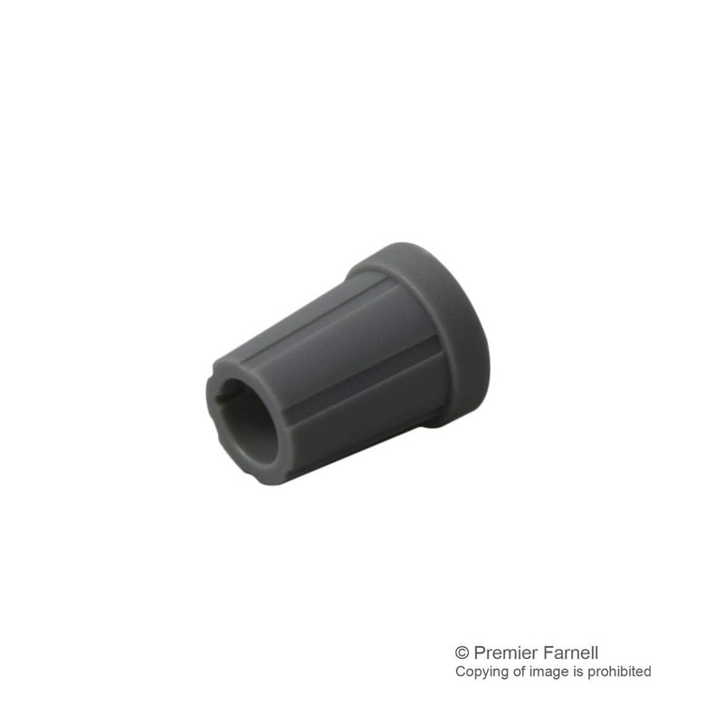 Multicomp KNOB, 15MM, GREY, 6MM DIA SHAFT | KNOBS, 1