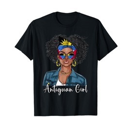 Antiguan Flag Souvenirs Woman Dress Girl Antigua & Barbuda T-Shirt