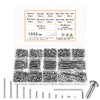 1050 Pcs M3 Screws Kit, M3 Machine Screws and Nuts