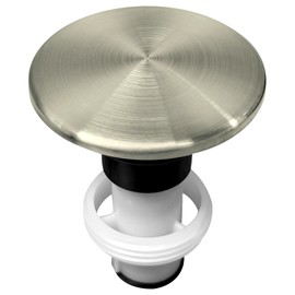 Sthovd 972-098J Brushed Nickel Plumbing-Equipment for Sink Drain Sink Stopper,Part Push and Seal Drain Assembly 35338-06XX Bathroom Drain Sink Plug