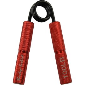 Body-Solid Aluminum Grip Strength Trainer - Aloy Steel Coil Springs Hand Gripper - 150lbs. Resistance Level