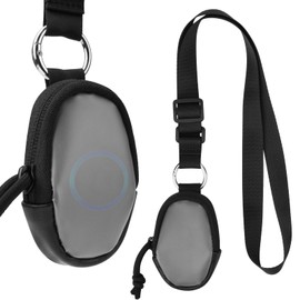 Homakover Portable Classroom Doorbell Button Lanyard Holder, Carrying Case for Universal Classroom Doorbell Button, Adjustable Doorbell Buttons Bag for Teachers (Black)