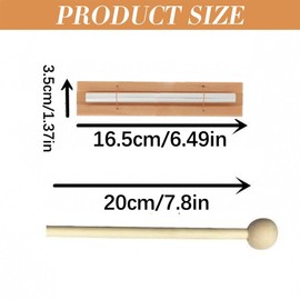 Chime Chime Chime, Energy Chime, 1 Tone Energy Chime, Percussion Instruments with Wooden Beater, Chime Chime Bar Drums, Chime Gong Glockenspiel, for Meditation, Early Education