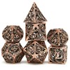 ZERMAL Metal DND Dragon Dice Set Dungeons and Dragons for