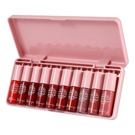 Set De 10 Brillos De Labios Y Pintalabios -a