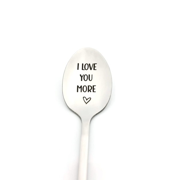 Cenrren I Love You More Spoon - Stainless Steel -