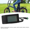 Electric Bike LCD Display Meter Waterproof 5pin Connector Bike Conversion