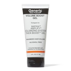 Generic Value Products Volume Boost Gel, Workable Hold, Alcohol Free, Dries Without Flaking, Increases Body and Volume, 6 Oz