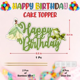 Seyal® Prinss and the Frog Happy Birthday - Decoración para tarta