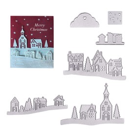 UYUYong Cutting Dies Scrapbooking Metal Embossing Stencils Cutting Dies House Shape Cutting Dies Cutting Dies for DIY Album Scrapbooking Cards Decoration Children's Puzzle