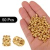 QUARKZMAN Pack of 50 M3 Threaded Inserts Brass Heat Set