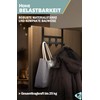 Menz Premium Door Coat Rack - Black Door Hook Rail