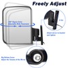 Universal Golf Cart Side Mirrors Rear View Mirror with Turn