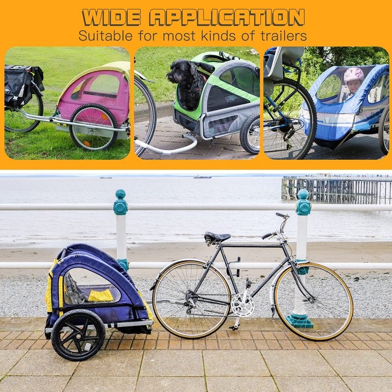 Veemoon Bicycle Trailer Adapter, Universal Bicycle Trailer Coupler, Steel Bicycle