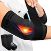CAMBIVO 1 Pair Elbow Compression Sleeve with Removable Strap &