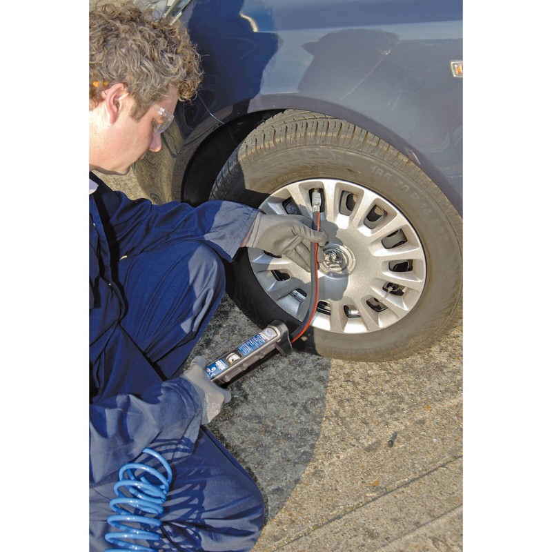Draper 16230 Professional Air Line Inflator with Lock-On Connector, Multicoloured